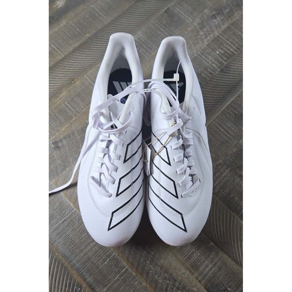 Adidas RS-15 Elite SG Rugby Boots White Blue Orange Mens 8.5 IE7114 Cleats NWT